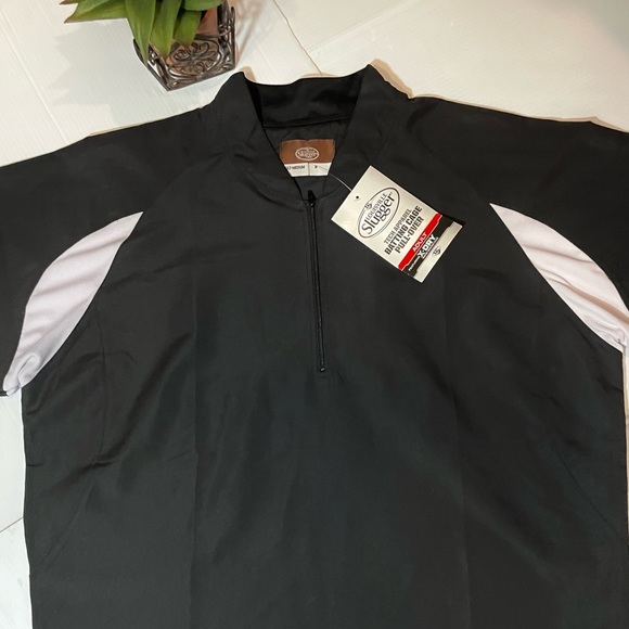 Mens Louisville Slugger Tech Apparel Batting Cage Pull-Over Top 1/4 zip Front - Picture 10 of 13